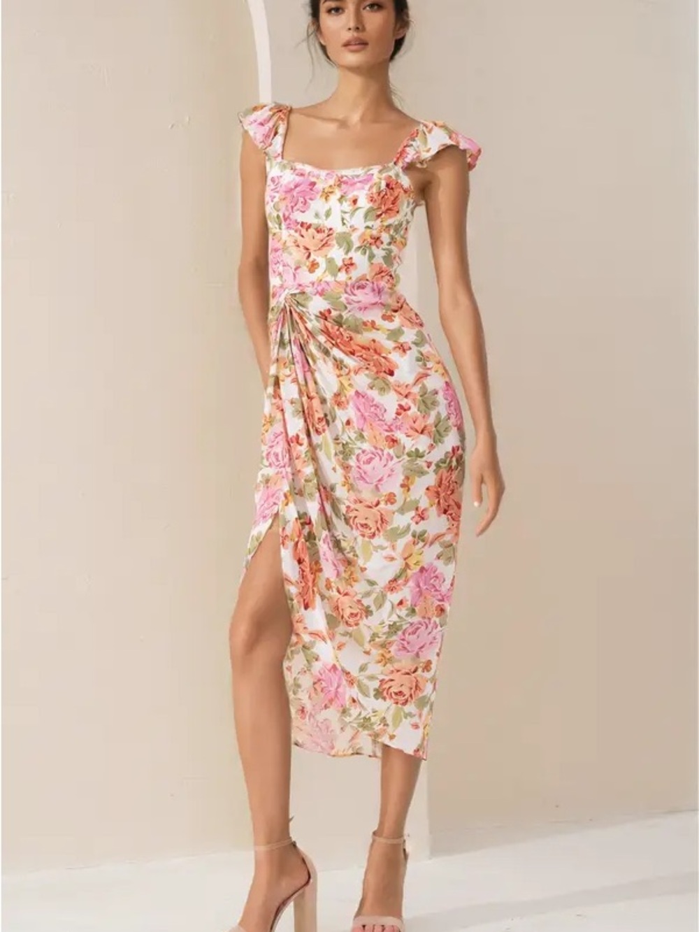 Yumi Kim Barlow dreamland garden floral midi dress